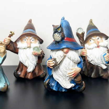 Set Of 5 Mini Wizard Figurines