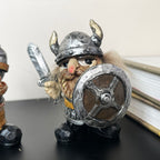 Set mit 3 Mini-Wikingerfiguren