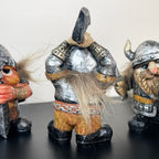 Set mit 3 Mini-Wikingerfiguren