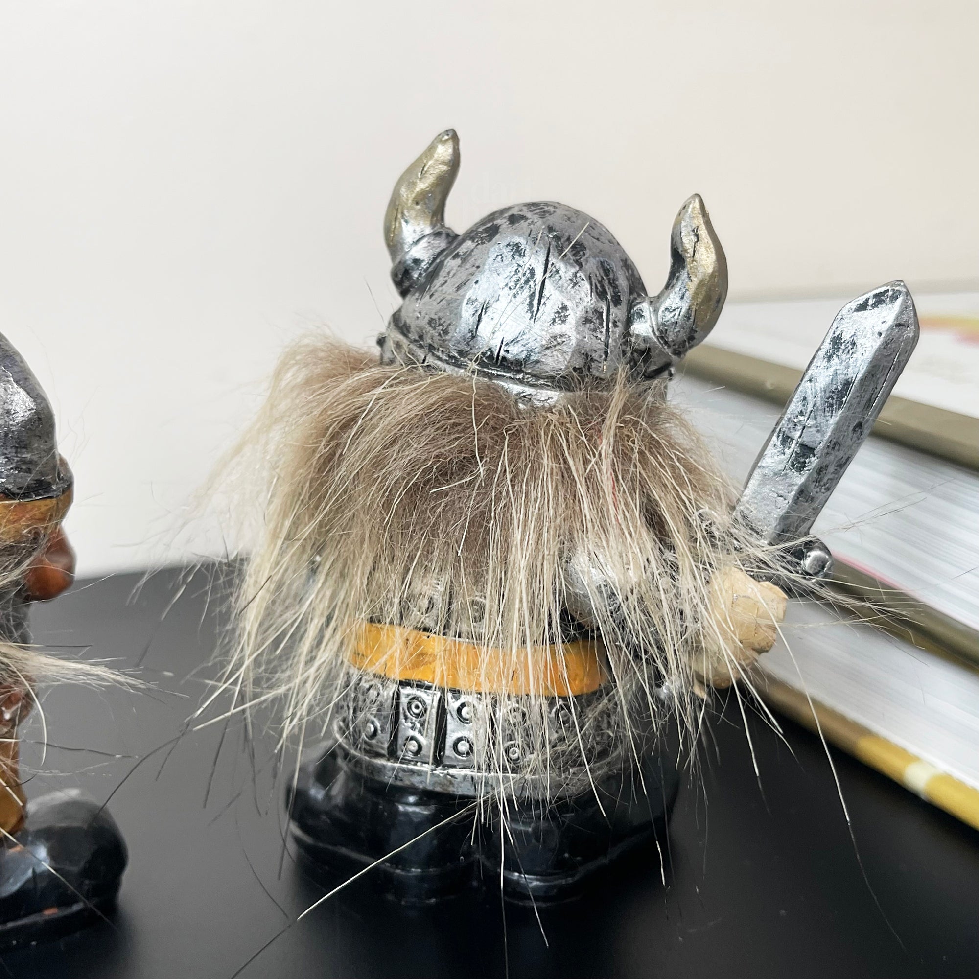Set mit 3 Mini-Wikingerfiguren