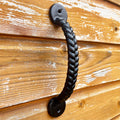 Cast Iron Rope Door Handle 22cm