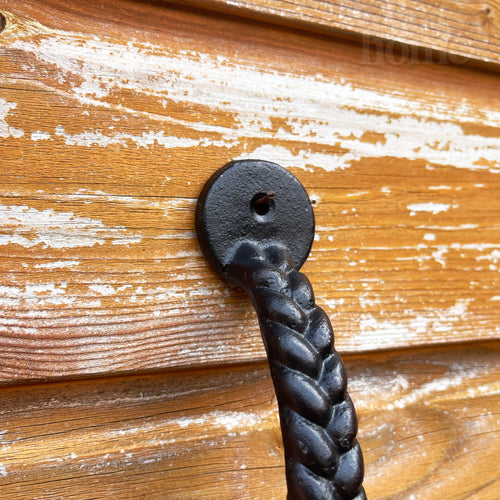 Cast Iron Rope Door Handle 22cm