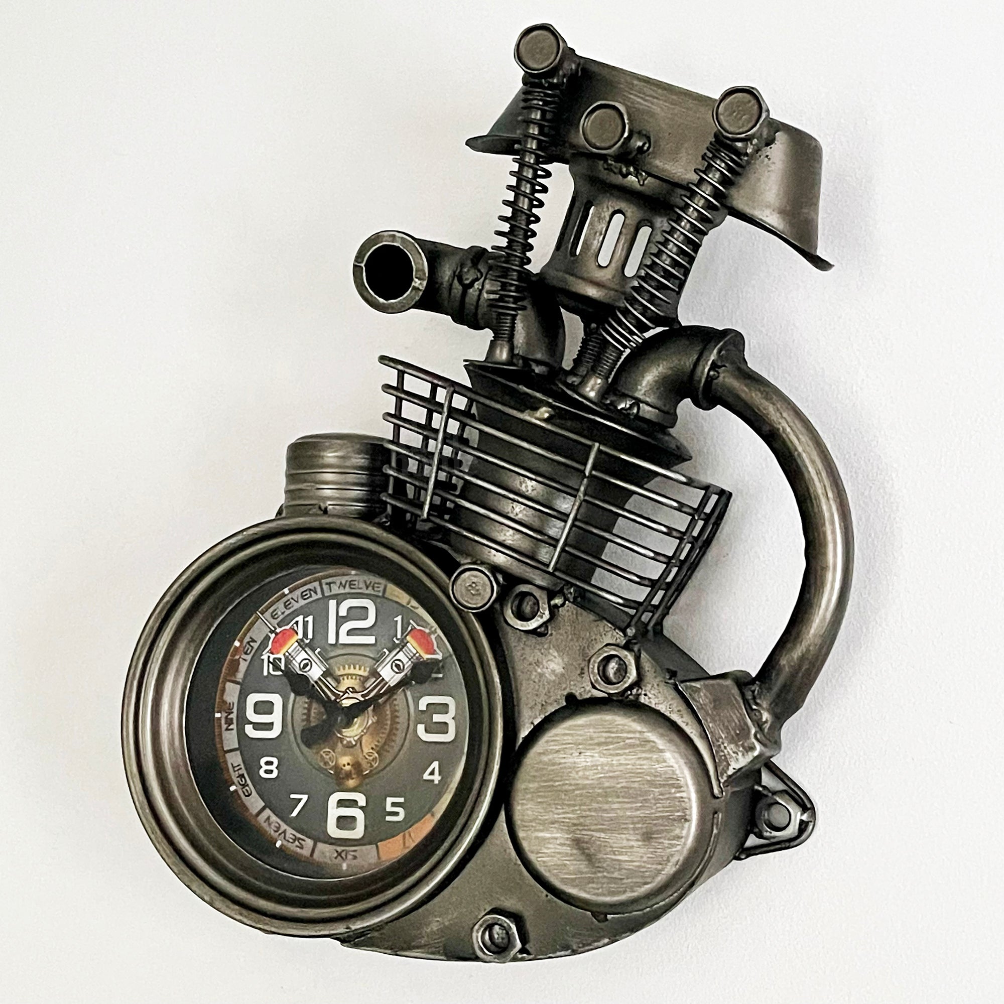 Industrial Engine Wall Clock