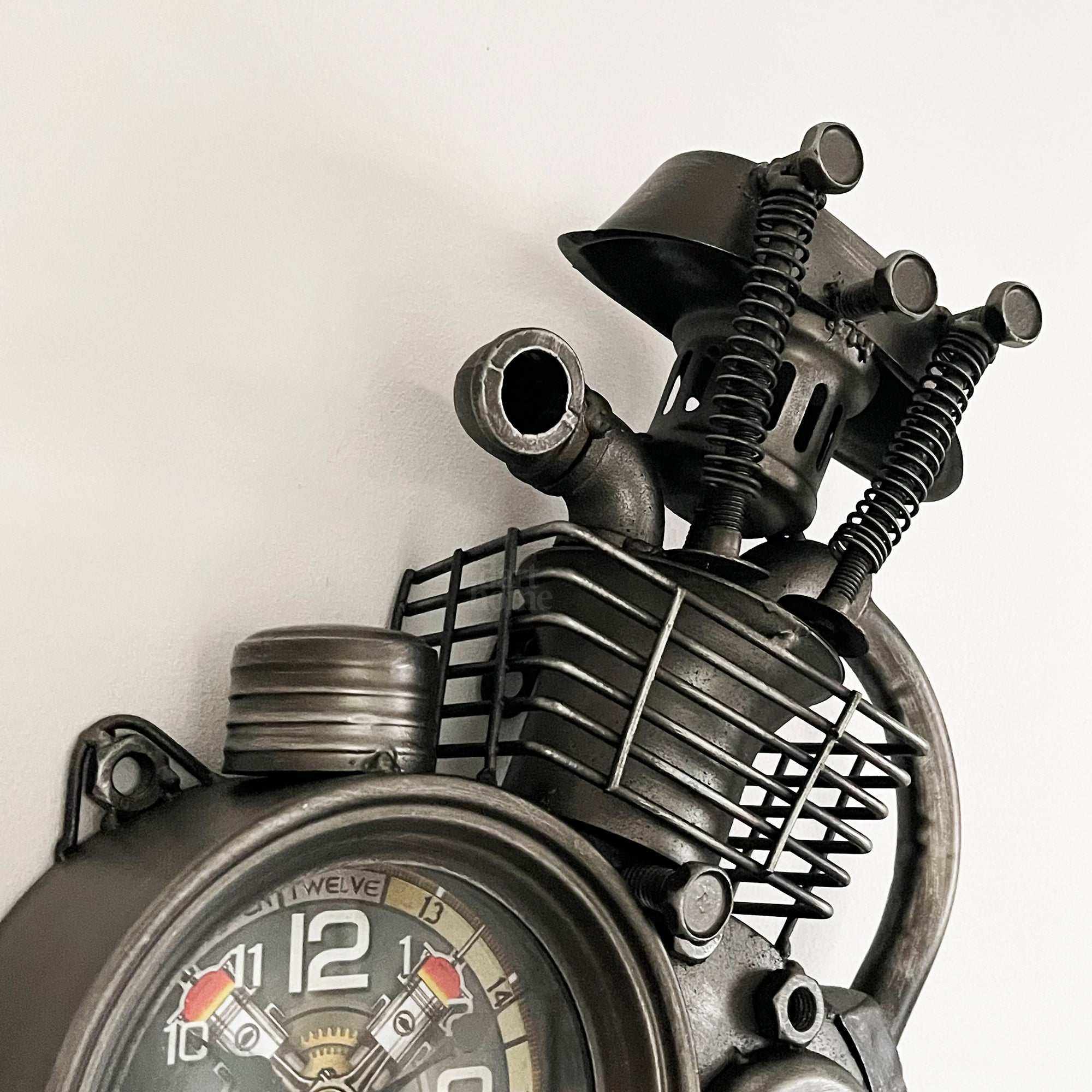Industrial Engine Wall Clock