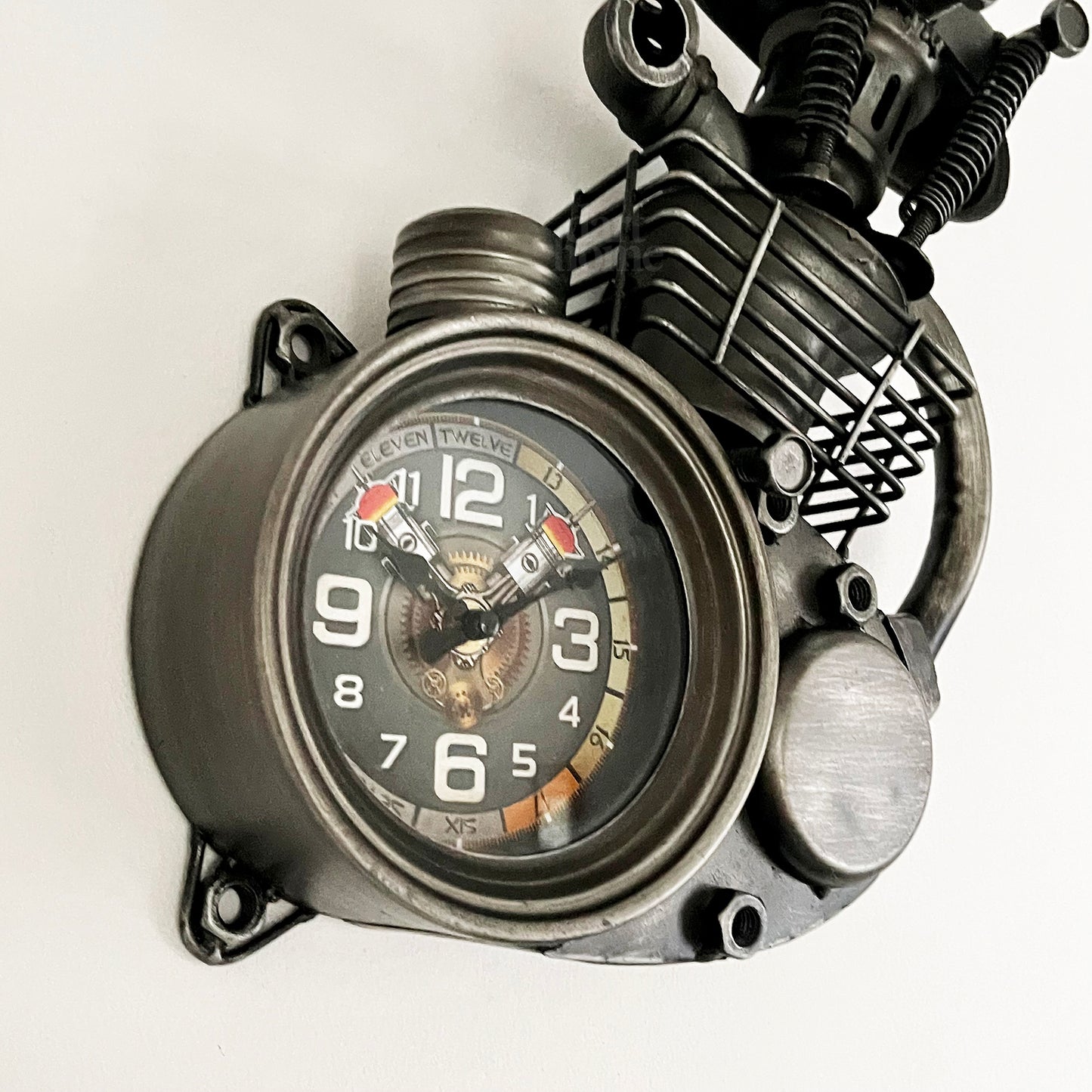 Industrial Engine Wall Clock