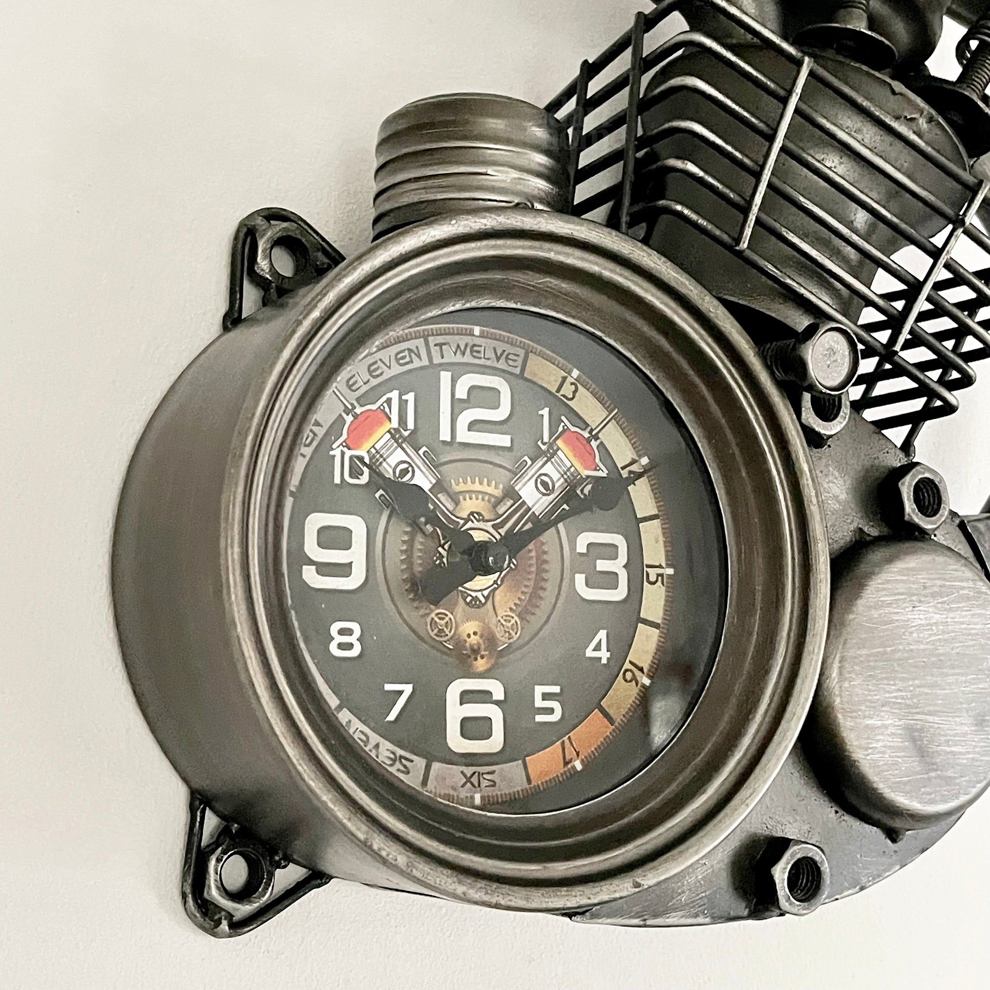 Industrial Engine Wall Clock