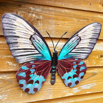 Blaugrüne Schmetterlings-Wandkunst