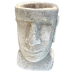 Stone Easter Island Head Planter
