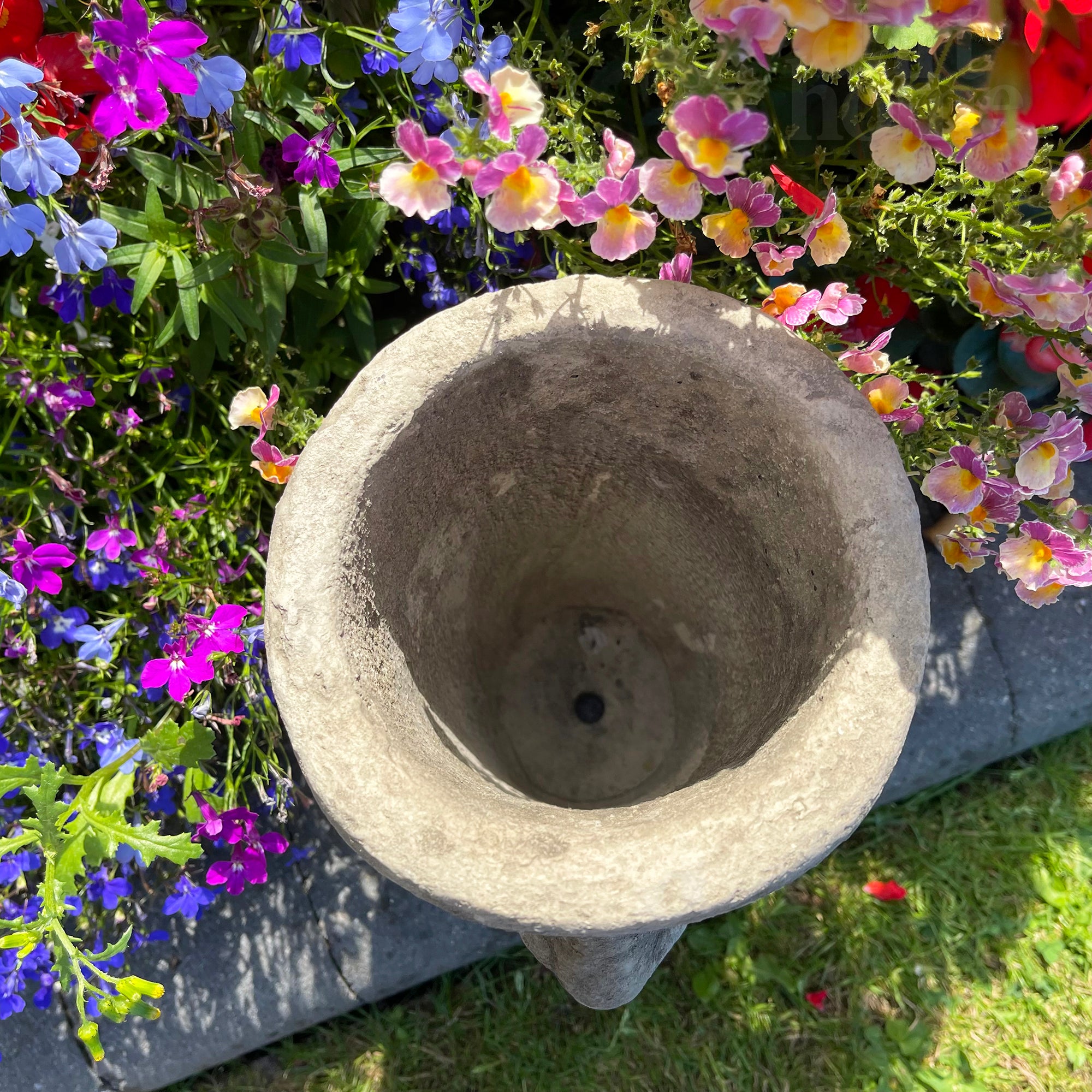 Stone Easter Island Head Planter
