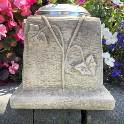 Stone Memorial Grave Vase