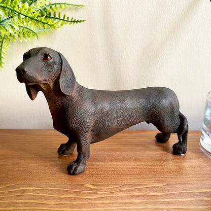 Chocolate Brown Sausage Dog Ornament