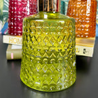 Jewel Glass Coloured Vases Set Of 4