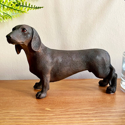 Chocolate Brown Sausage Dog Ornament