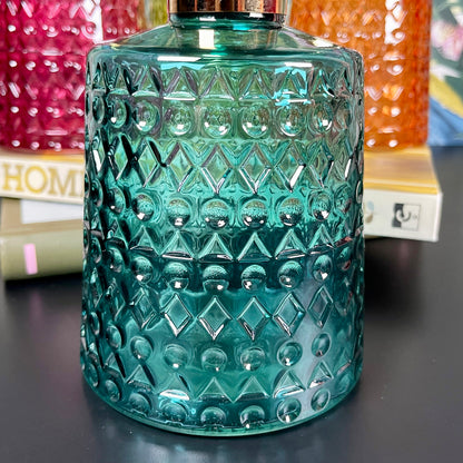 Farbige Vasen aus Juwelenglas, 4er-Set