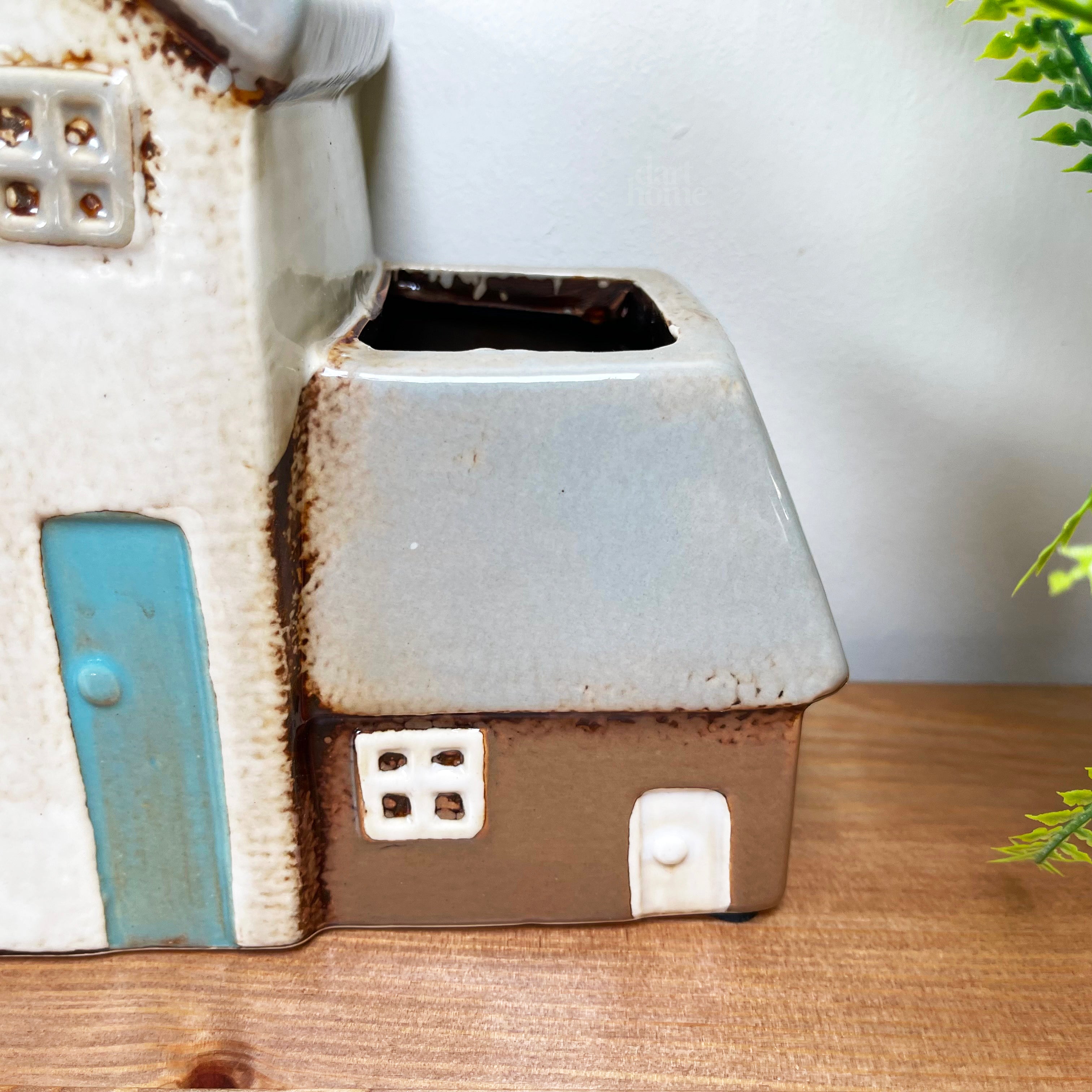 Ceramic Terraced Houses Indoor Plant Pot