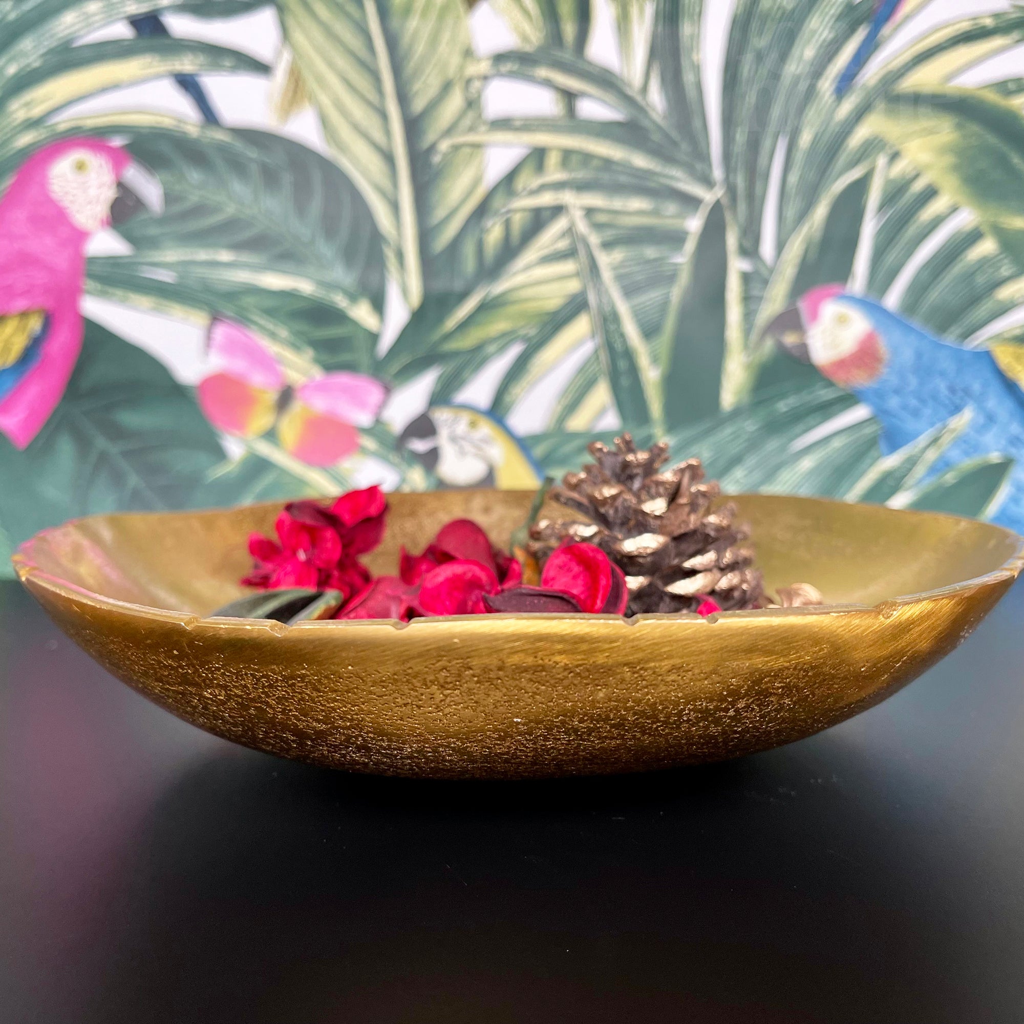 Metal Gold Decorative Bowl