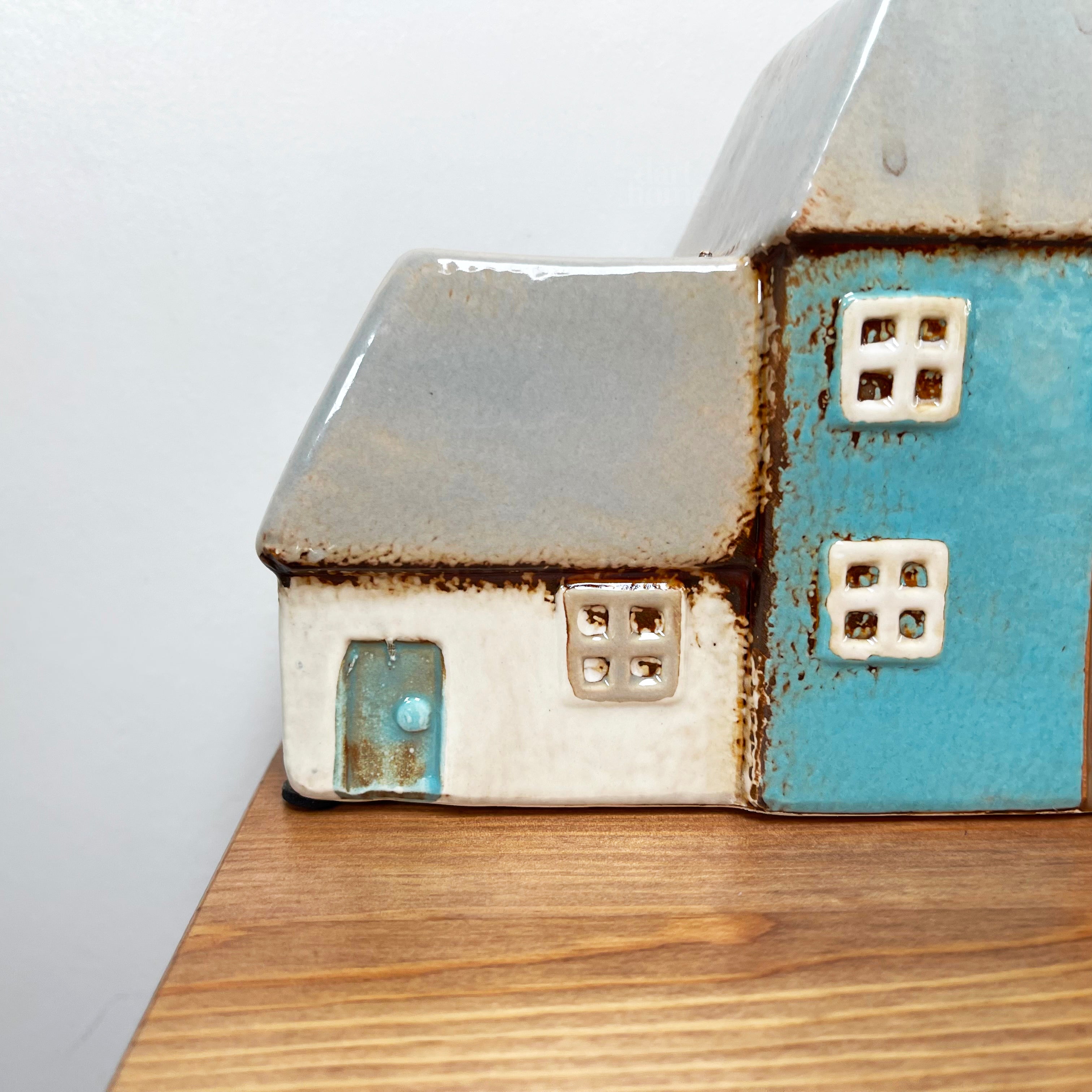Ceramic Terraced Houses Indoor Plant Pot