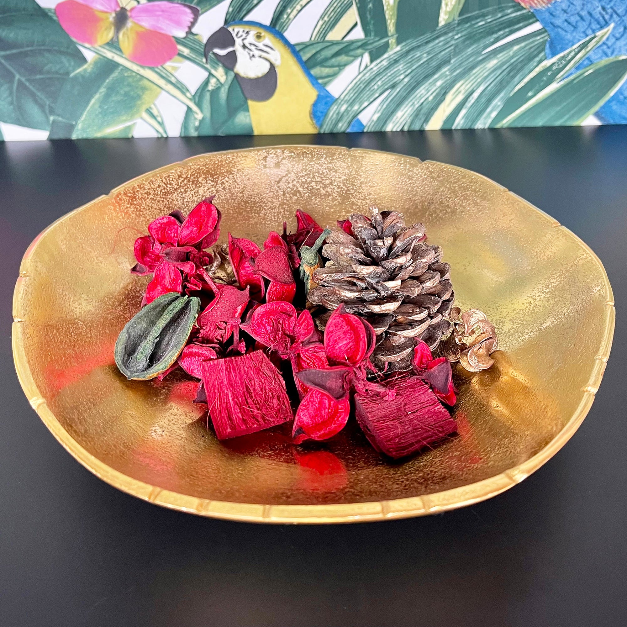 Metal Gold Decorative Bowl