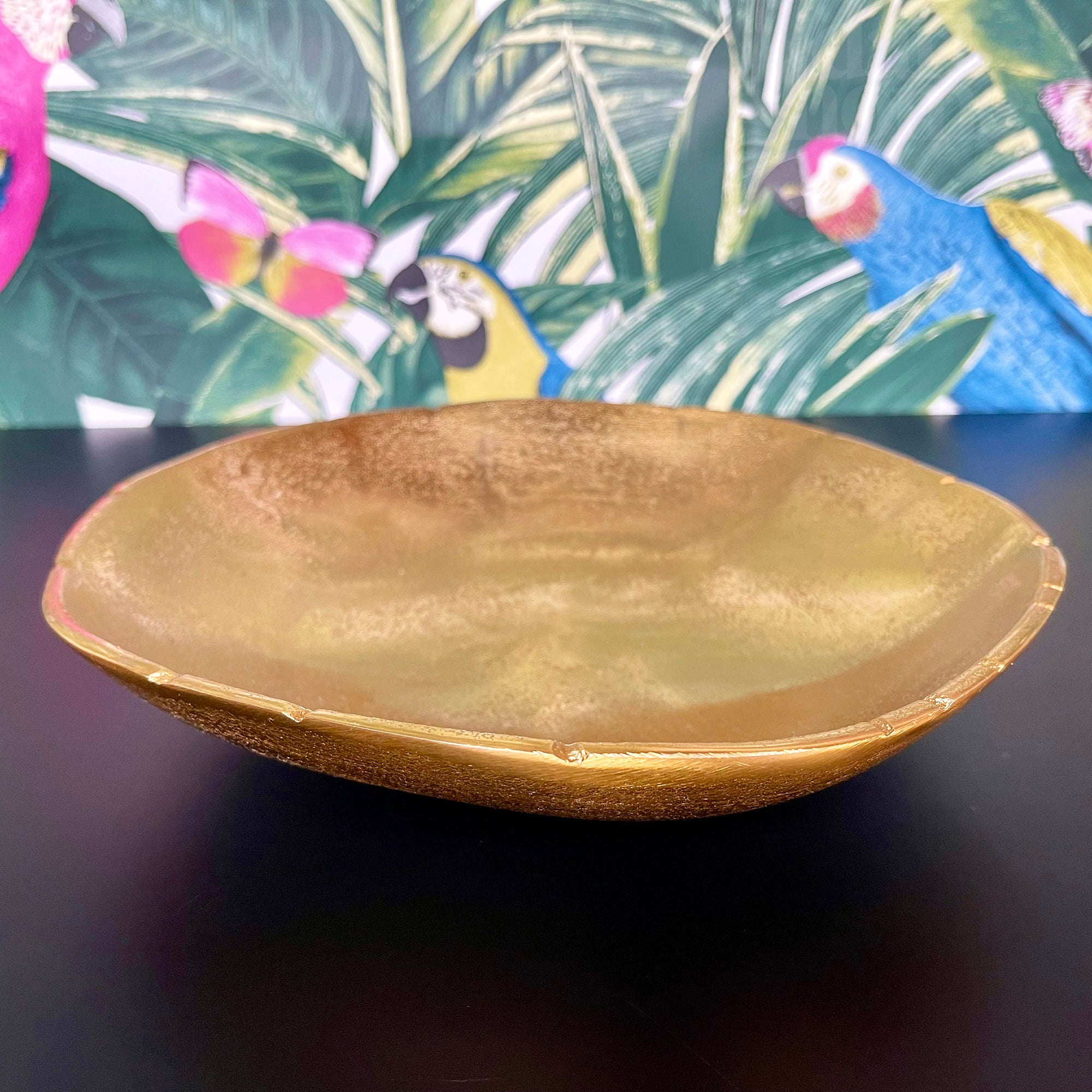 Metal Gold Decorative Bowl