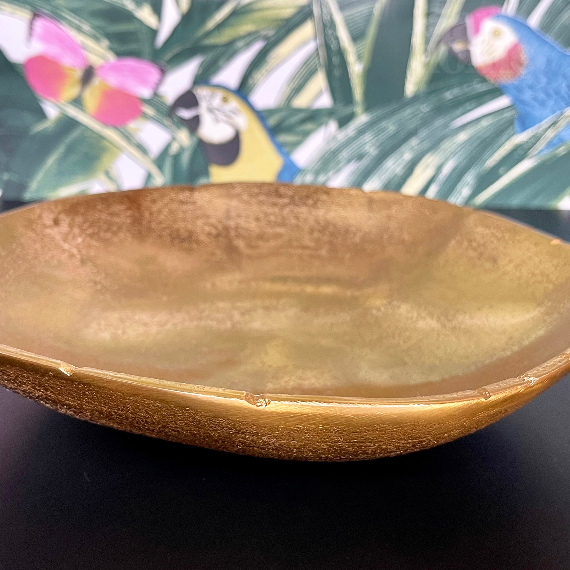 Metal Gold Decorative Bowl