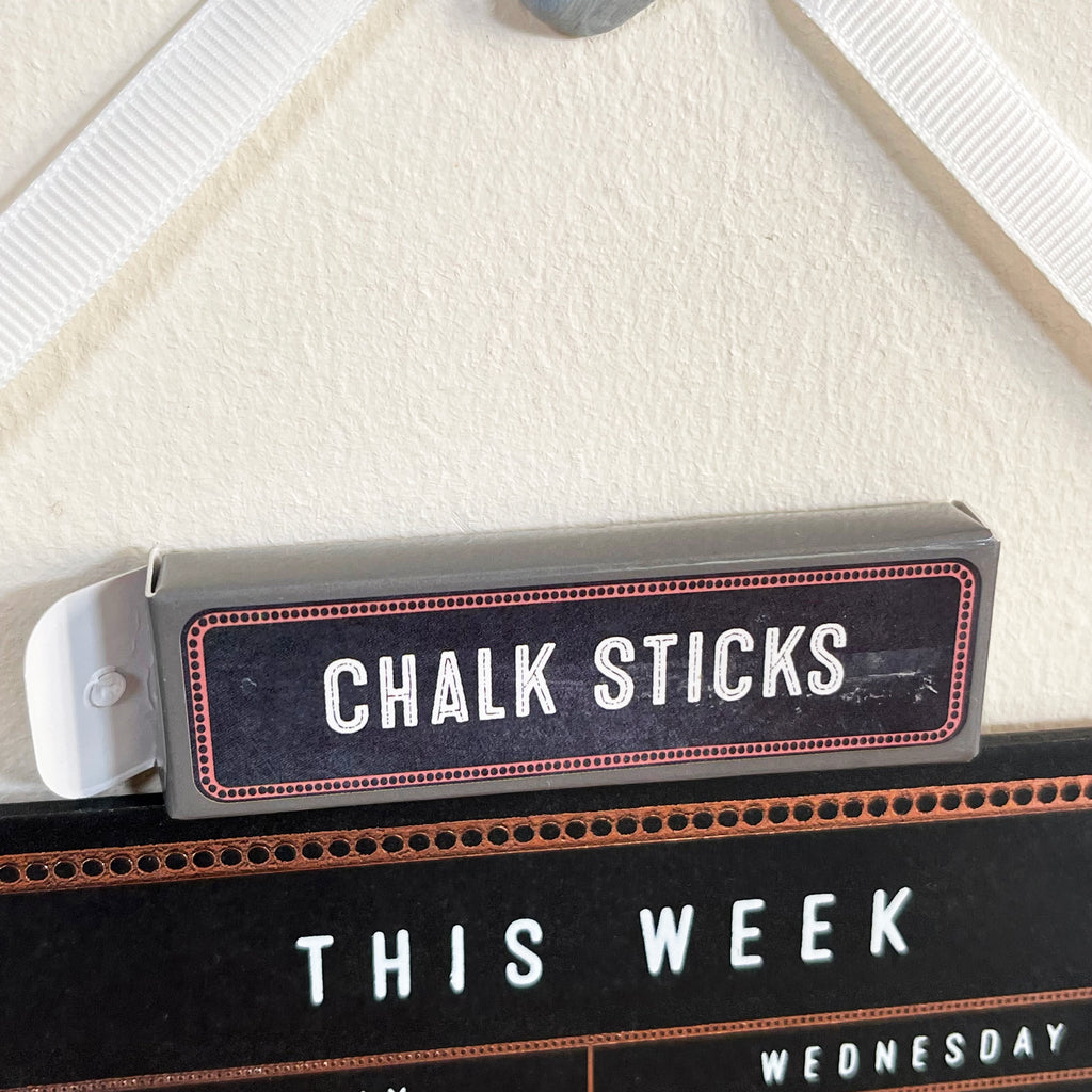 Wall Hanging Chalkboard Weekly Planner 28cm