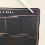 Wall Hanging Chalkboard Weekly Planner 28cm
