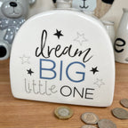Keramik-Sparbüchse Dream Big Little One