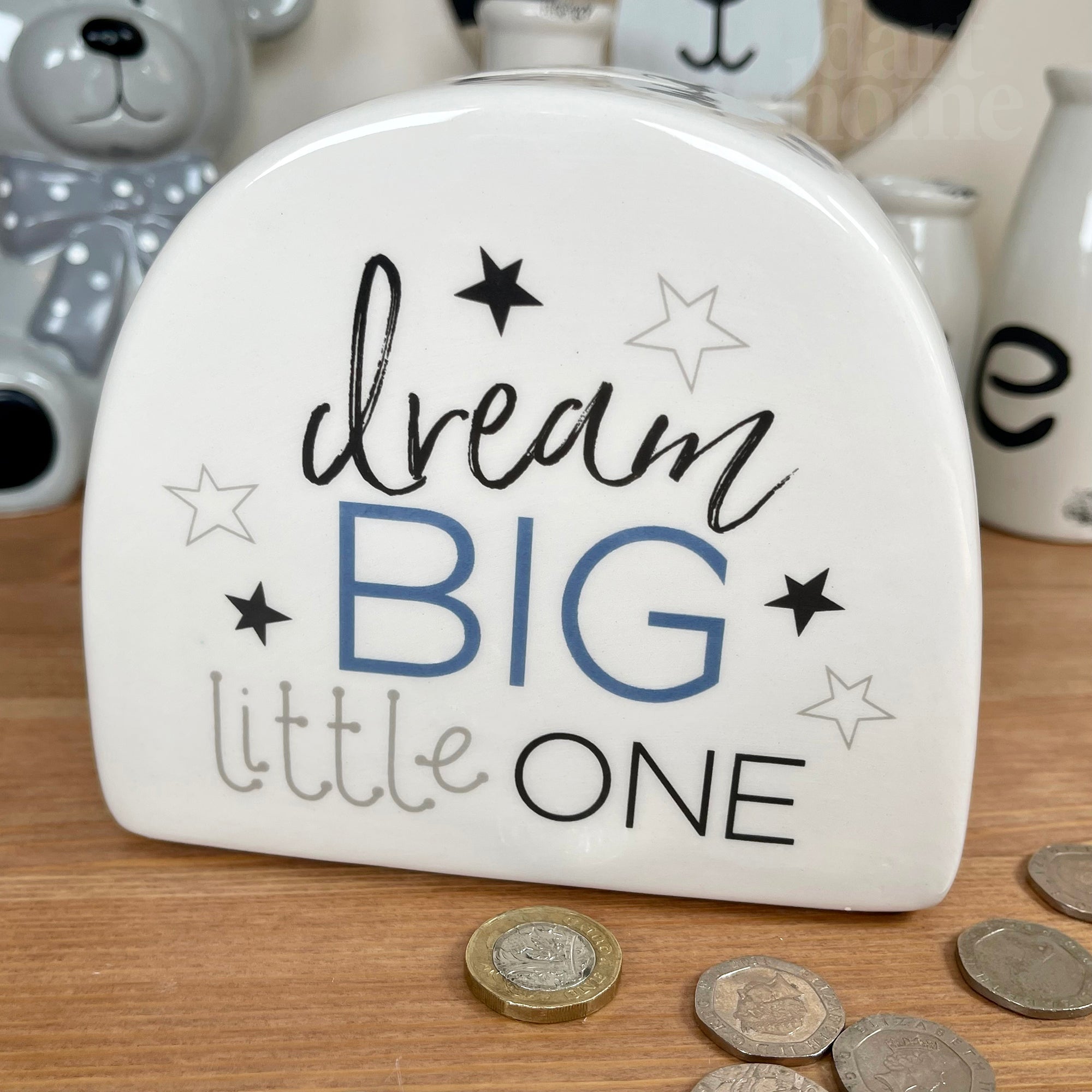 Keramik-Sparbüchse Dream Big Little One