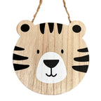 Hanging Tiger Head Plaque
