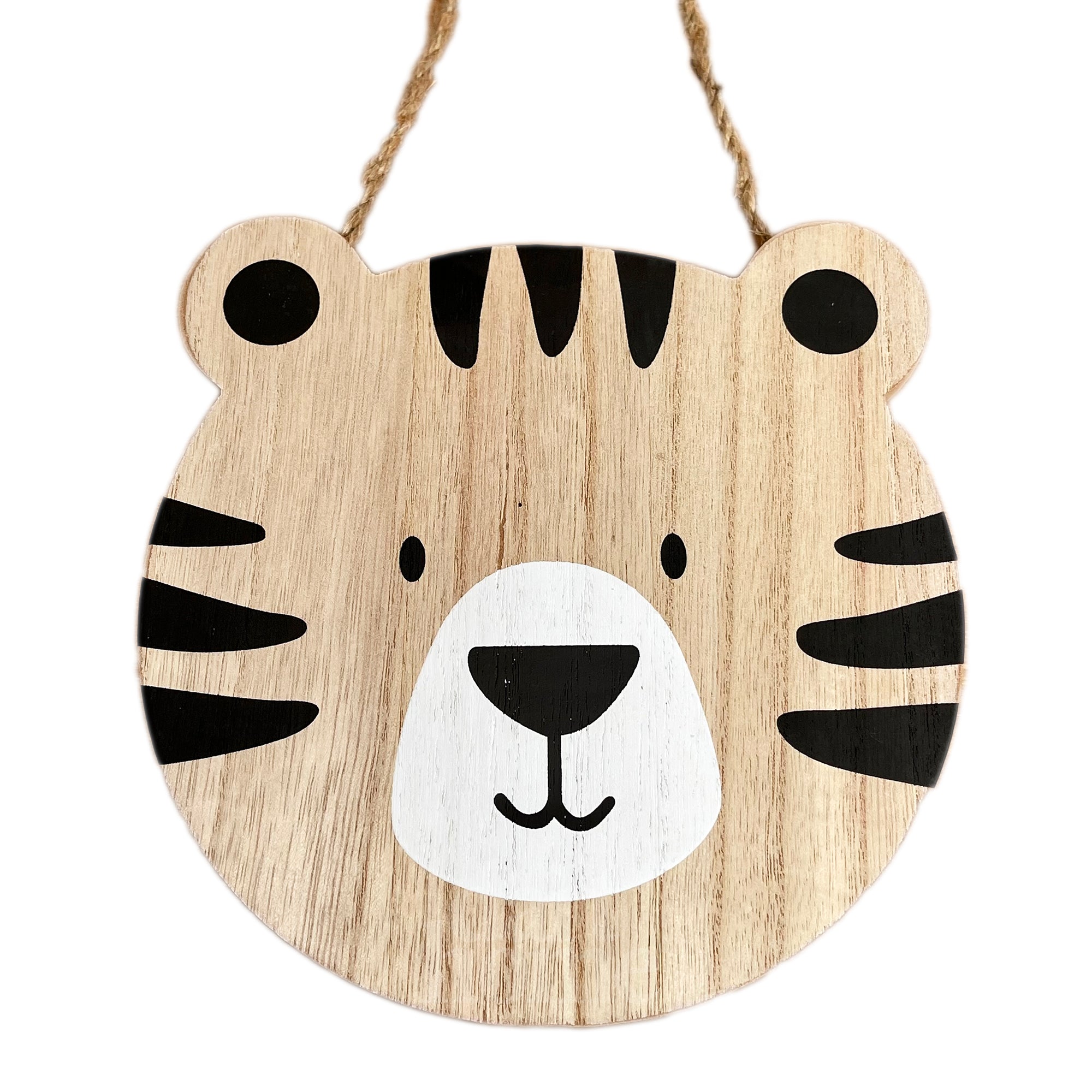 Hanging Tiger Head Plaque