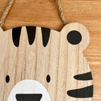 Hanging Tiger Head Plaque