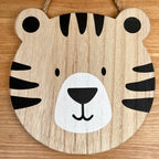 Hanging Tiger Head Plaque