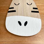 Hanging Zebra Head Plaque