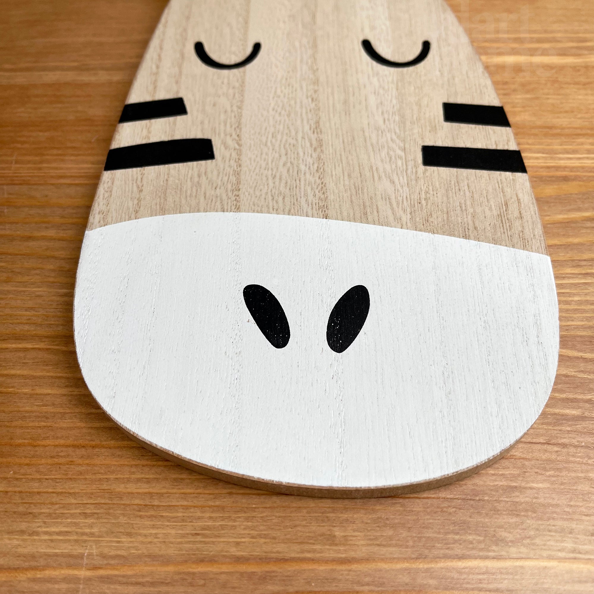 Hanging Zebra Head Plaque