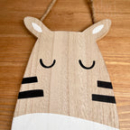 Hanging Zebra Head Plaque