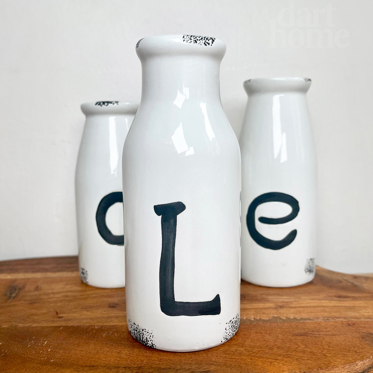 Love Bottle Bud Vase 4er-Set