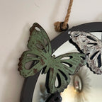 Vintage Hanging Butterfly Mirror