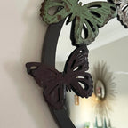 Vintage Hanging Butterfly Mirror