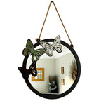 Vintage Hanging Butterfly Mirror