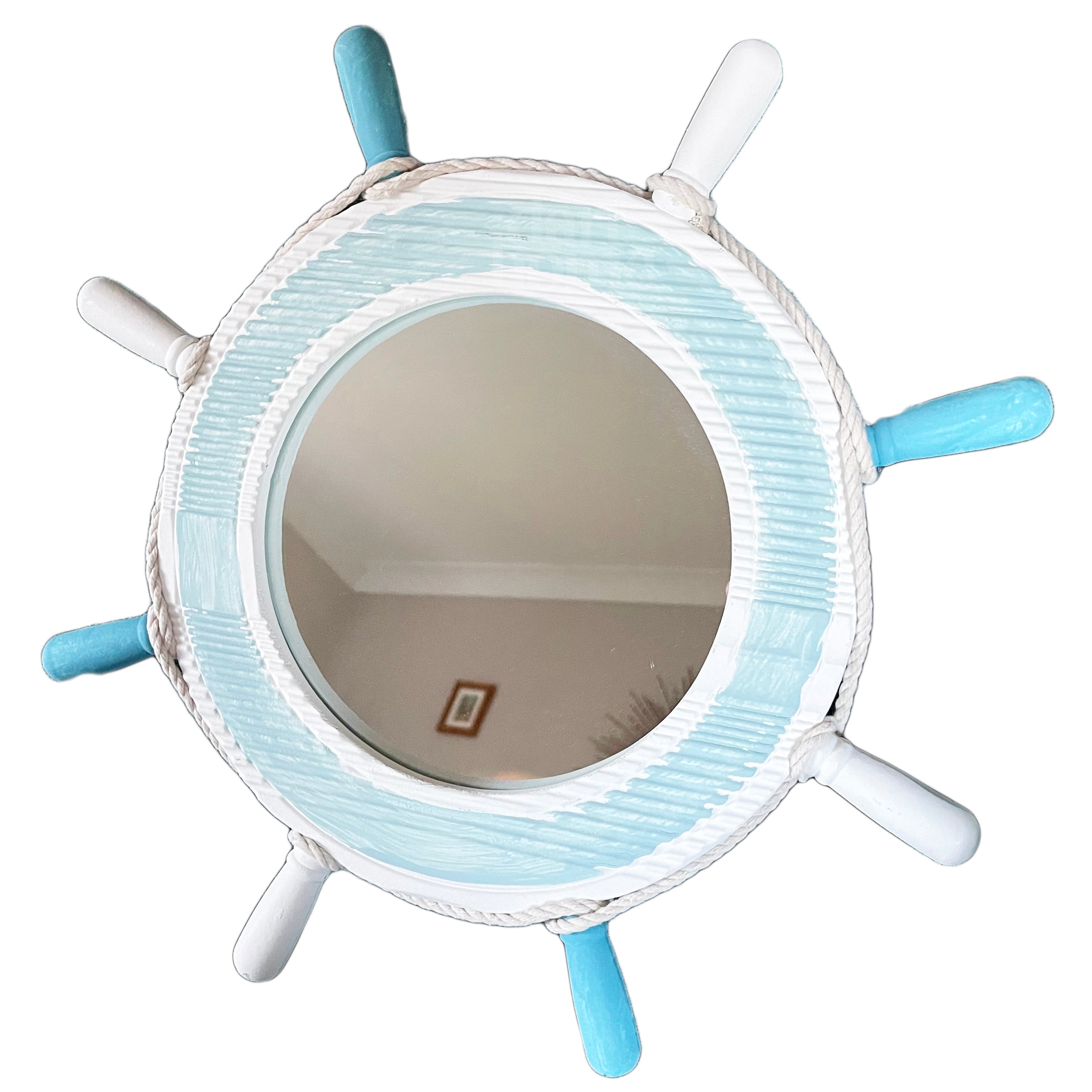 Ships Wheel Wall Mirror