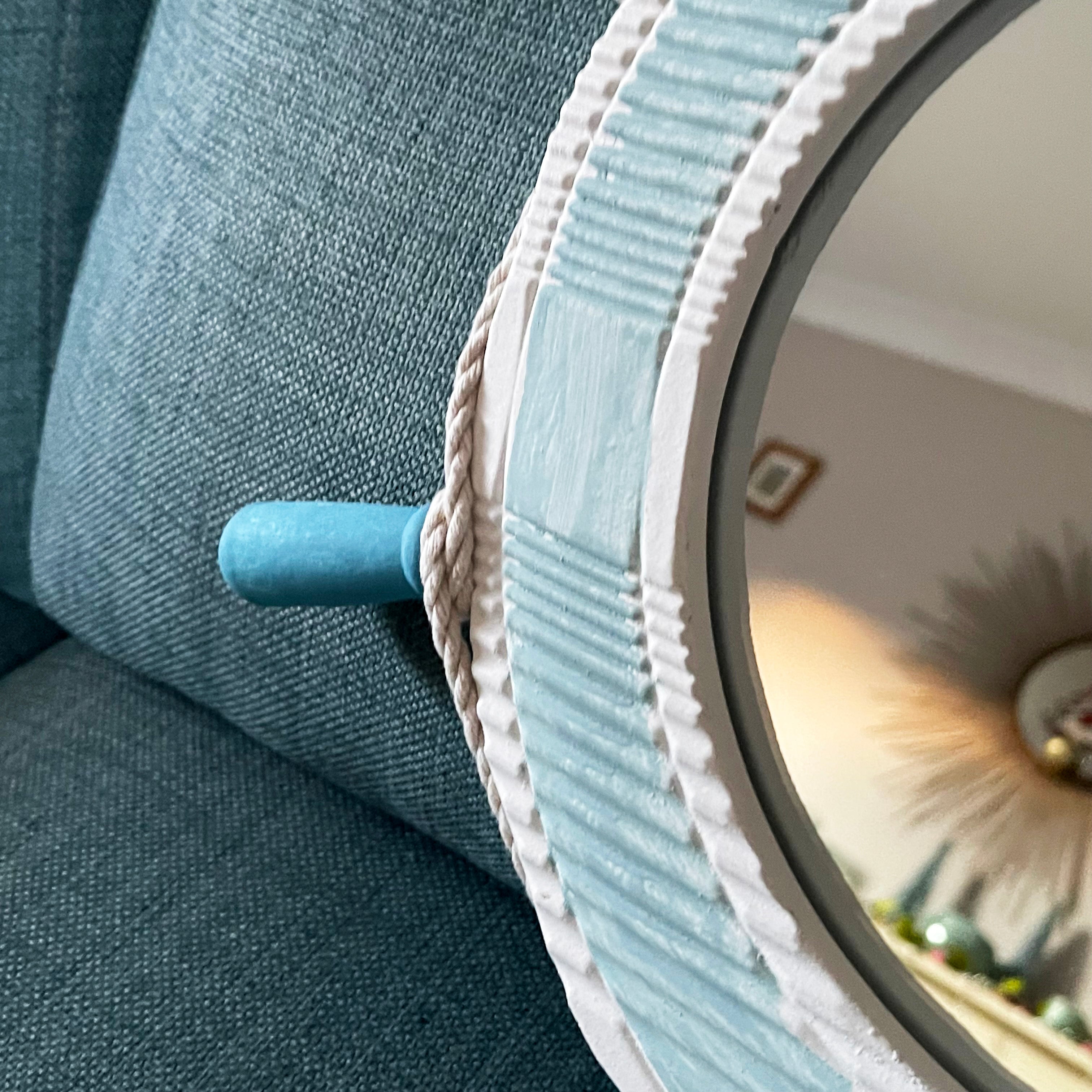 Ships Wheel Wall Mirror