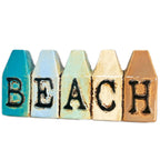 Ceramic Beach Hut Bud Vase