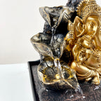 Gold Ganesh LED Indoor Water Fountain 18cm