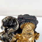 Gold Ganesh LED Indoor Water Fountain 18cm