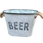 Verzinkter Bierkübel