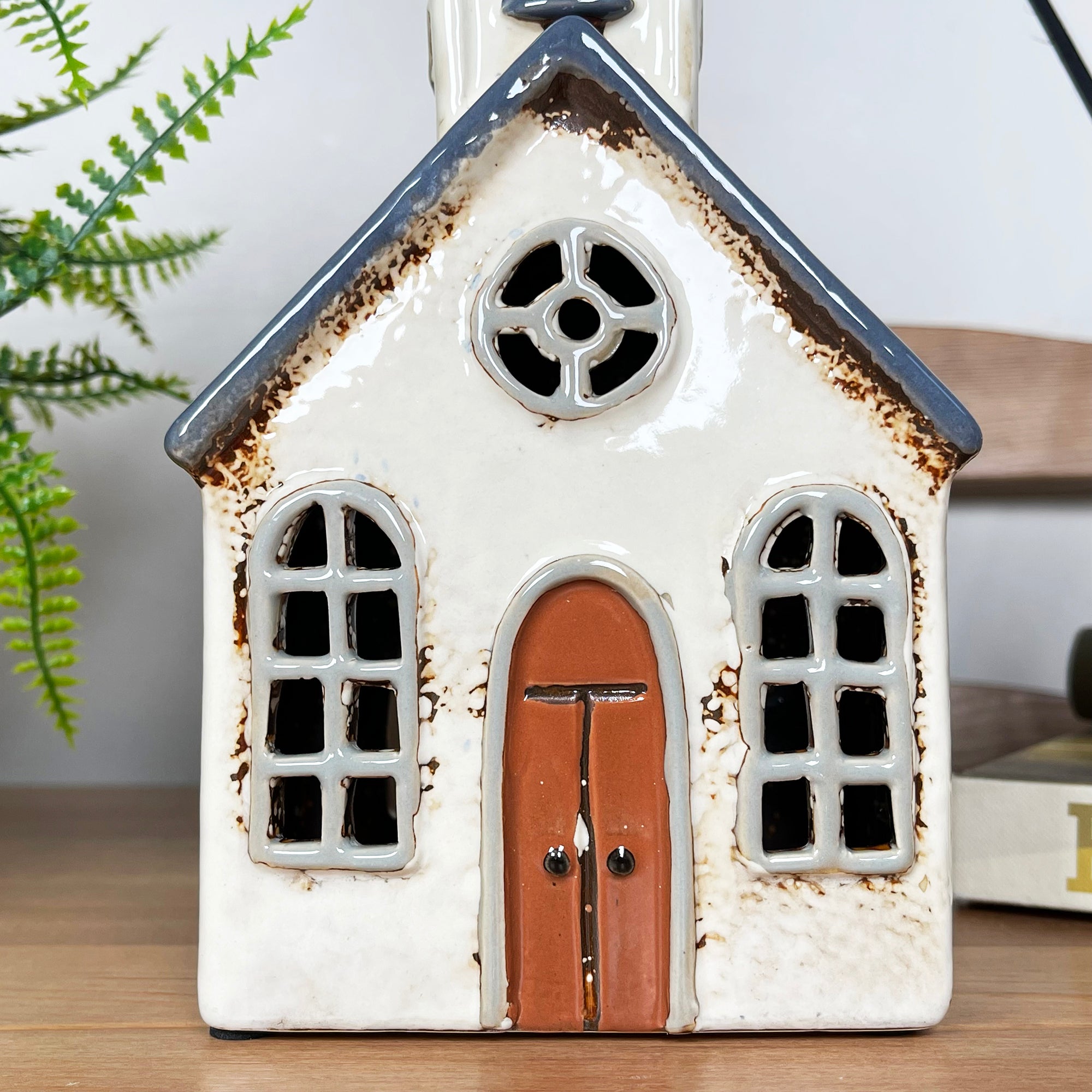 English Church Tea Light Holder