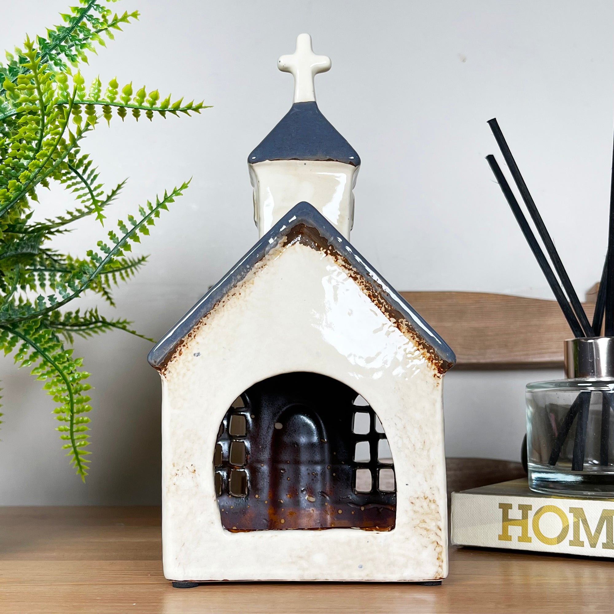 English Church Tea Light Holder