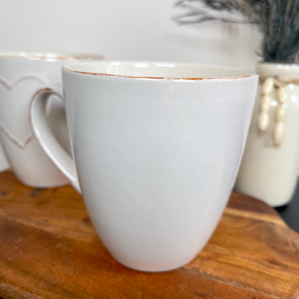 500ml Love Heart Mugs Set Of 2