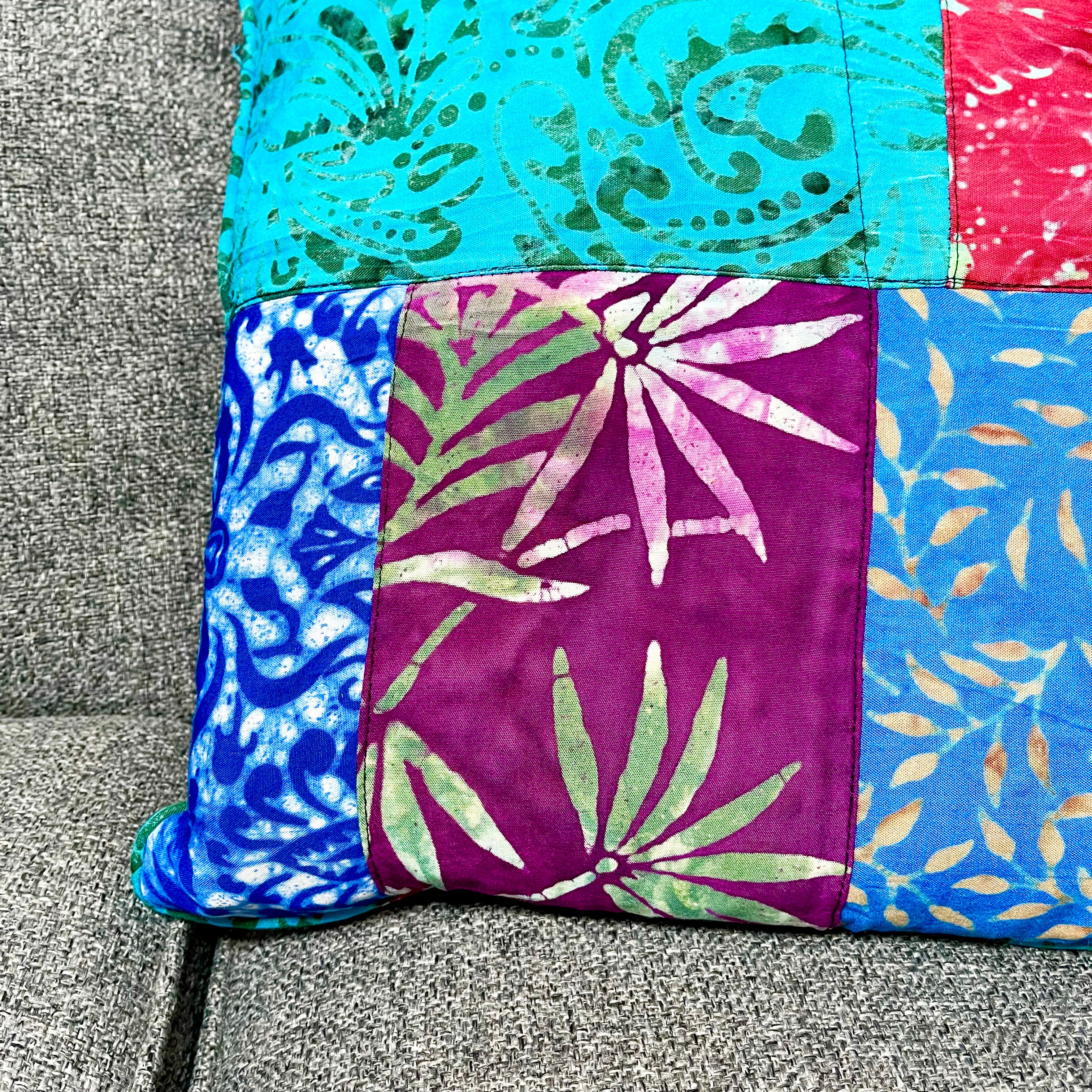 Indian Patchwork Cushion Cover 40x40cm