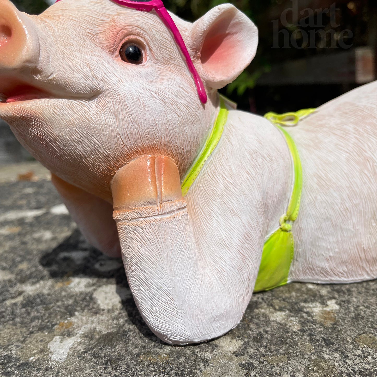 Pink Pig In Bikini Ornament